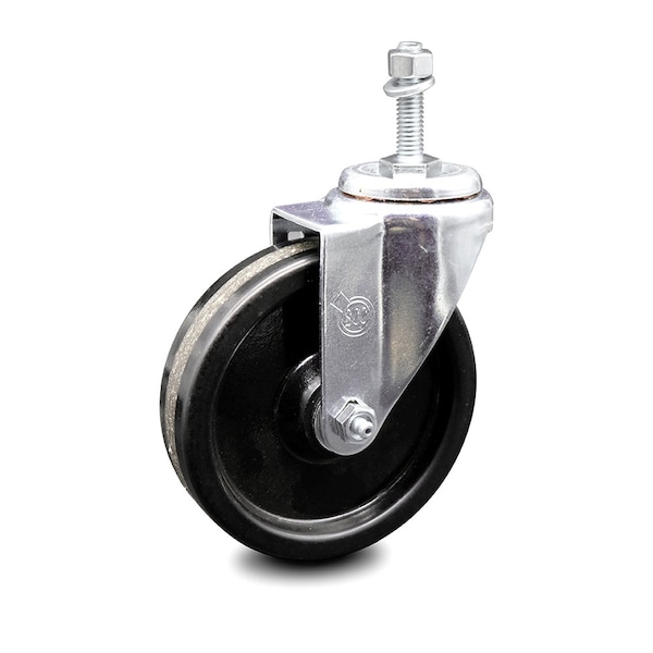 Service Caster 5 Inch Phenolic Wheel Swivel 10mm Threaded Stem Caster SCC-TS20S514-PHS-M1015 - main